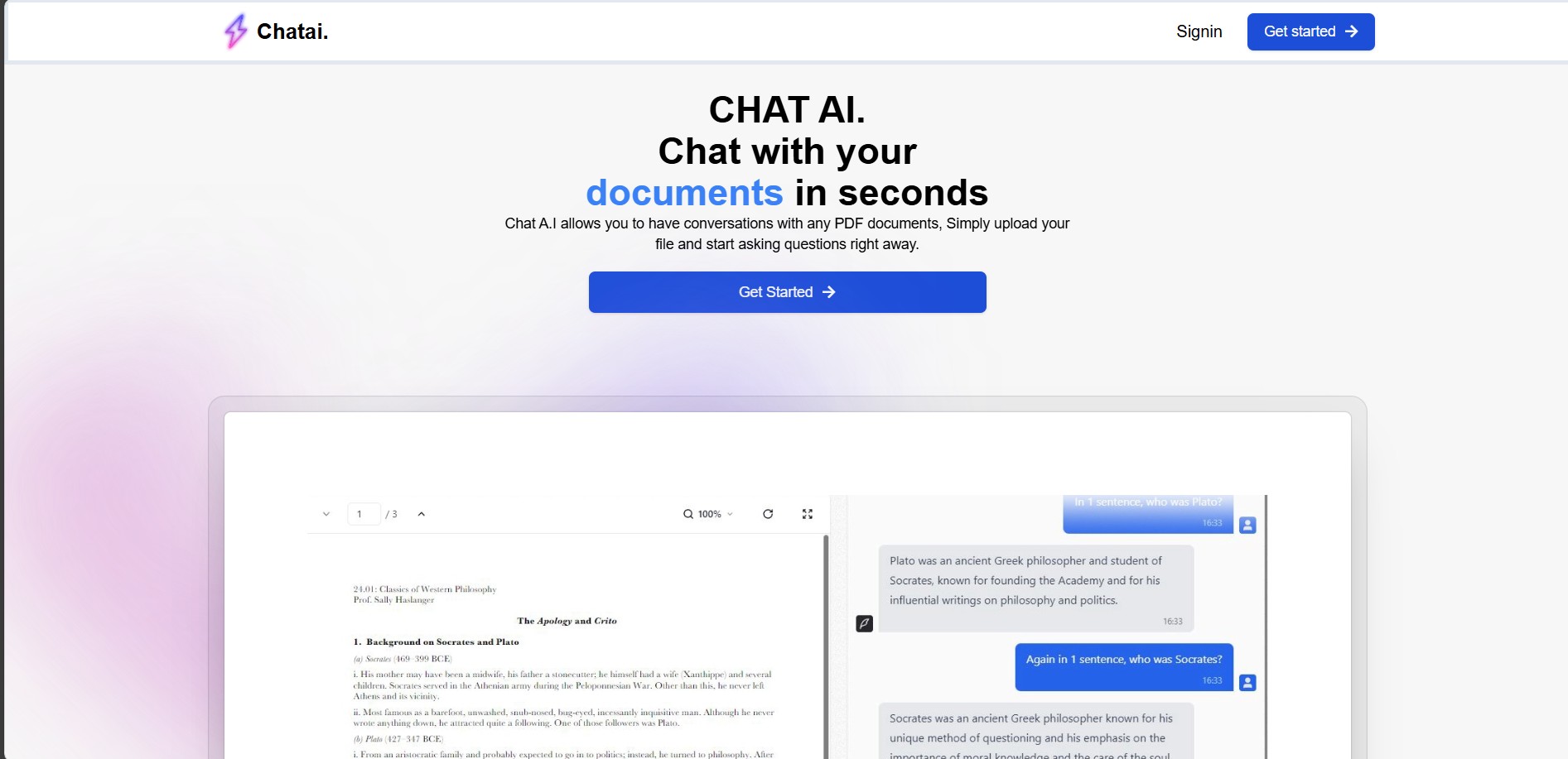 Chat with PDF (AI)