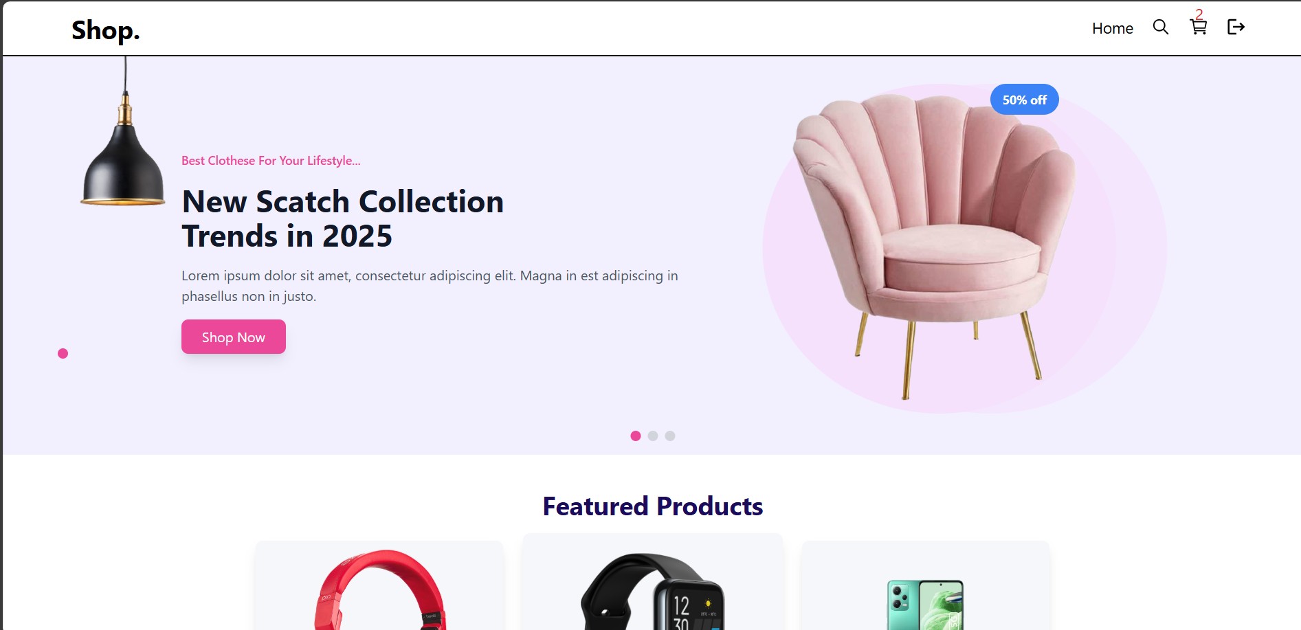 Modern eCommerce + Admin
